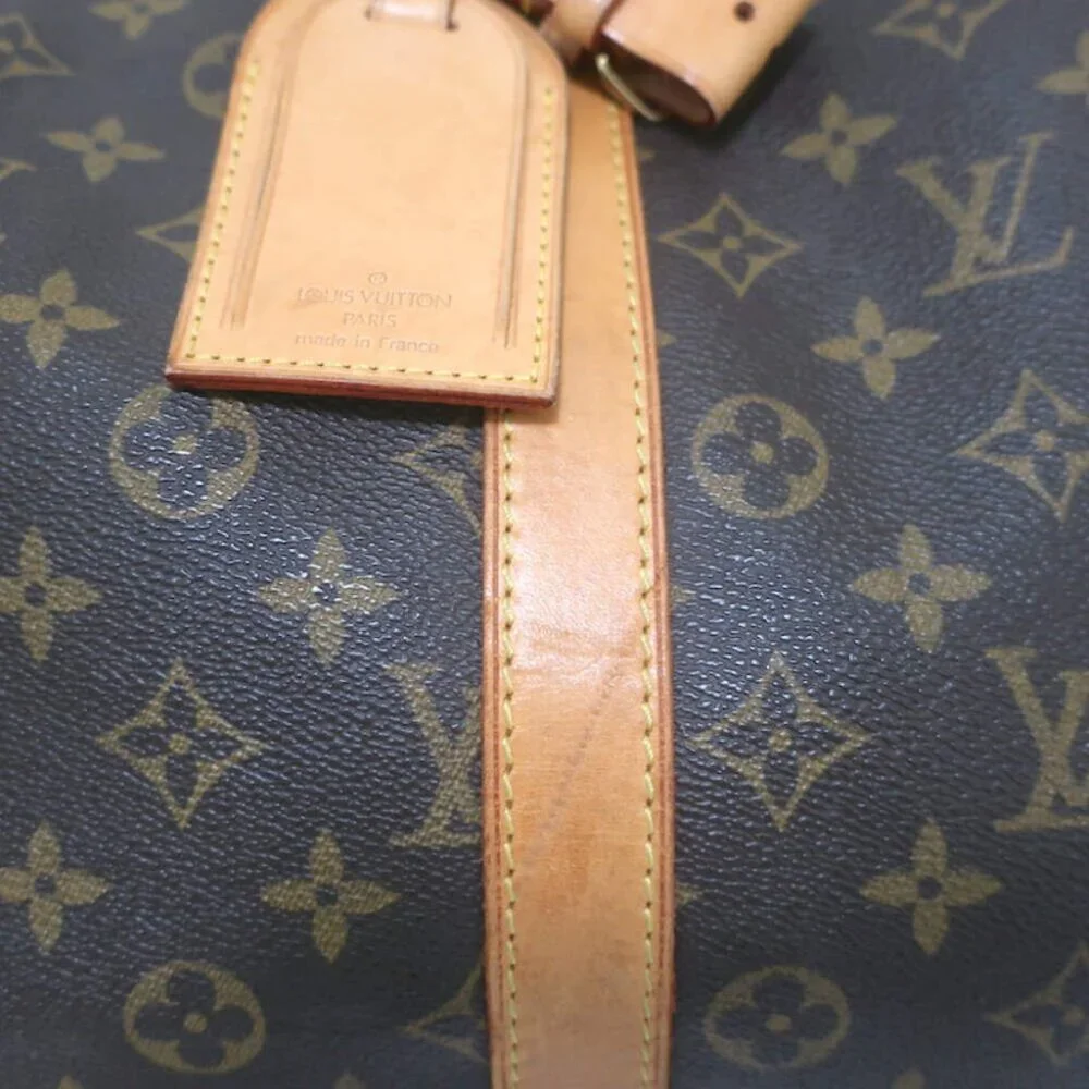 Louis Vuitton Keepall 55 Monogram Canvas Duffle Bag Brown W/ Tag, Lock, Key - Picture 4 of 16